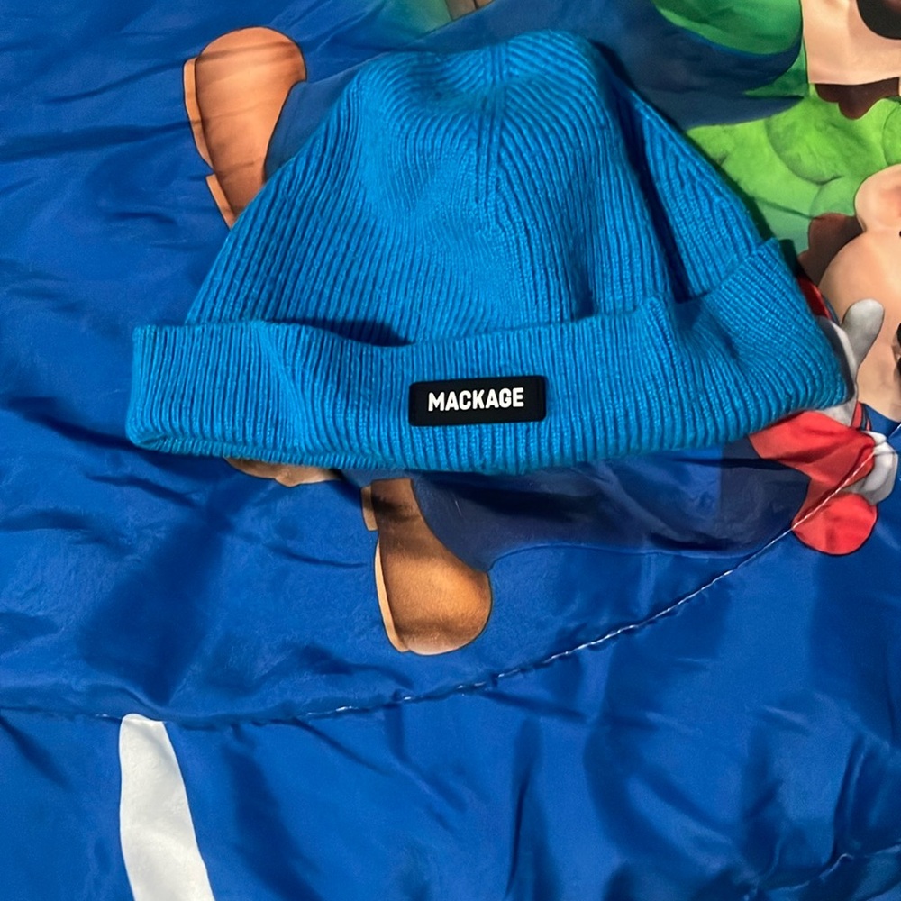 Mackage Kids Blue Beanie